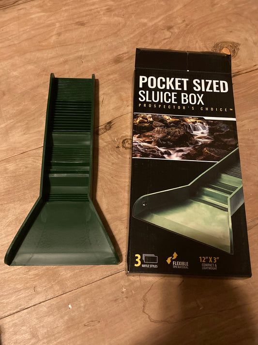 Pocket size Sluice box
